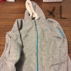 Heavy weight zip up jacket